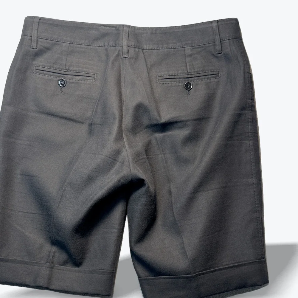 Dolce & Gabbana Cuffed Bermuda Shorts Black Cotton Tailored  IT 44 / US 31 Italy